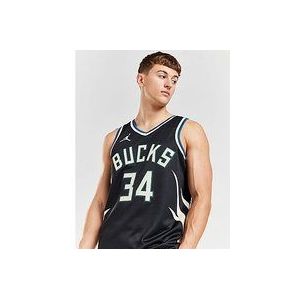 Jordan NBA Milwaukee Bucks Antetokounmpo #34 Jersey - Black- Heren, Black