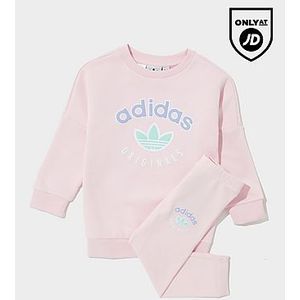 adidas Originals Girls' Varsity Overhead Crew Set Infant - Pink - Kind, Pink