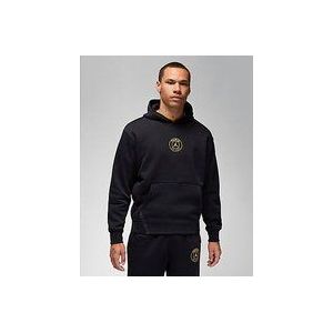 Jordan Paris Saint Germain Fleece Pullover Hoodie - Black- Heren, Black