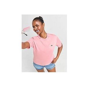 Lacoste Small Logo T-Shirt - Pink- Dames, Pink