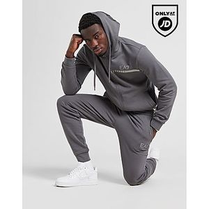 EA7 Emporio Armani Central Tape Overhead Tracksuit - Grey- Heren, Grey