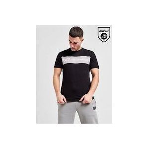 Emporio Armani EA7 Colour Block T-Shirt - Black- Heren, Black