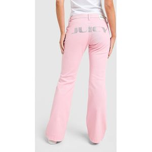 JUICY COUTURE Y2K Denim Flared Jeans - Roze- Dames, Roze