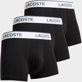 Lacoste 3-Pack Trunks - Zwart- Heren, Zwart