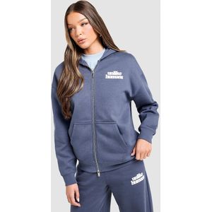 Unlike Humans Bubble Full Zip Hoodie - Blauw- Dames, Blauw
