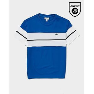 Lacoste Poly Cut & Sew T-Shirt Junior - Blue, Blue