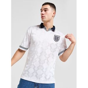 Score Draw England '90 World Cup Home Retro Shirt - Wit- Heren, Wit