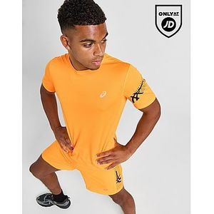 ASICS Icon T-Shirt - Orange- Heren, Orange