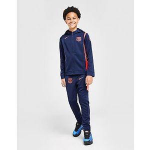 Nike FC Barcelona Hooded Tracksuit Junior - Blauw - Kind, Blauw