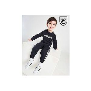 adidas Linear Crew Tracksuit Infant - Black, Black