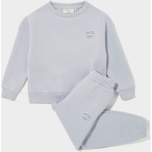 Pink Soda Sport Girls' Scribble Crew Tracksuit Children - Paars - Kind, Paars