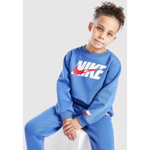 Nike Swoosh Fade Crew Tracksuit Children - Blauw, Blauw