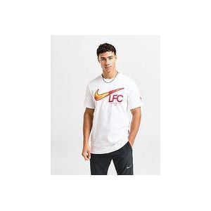 Nike Liverpool FC Swoosh T-Shirt - White- Heren, White