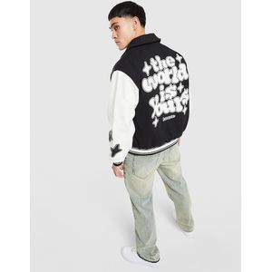 Lorenzo World Varsity Jacket - Zwart- Heren, Zwart