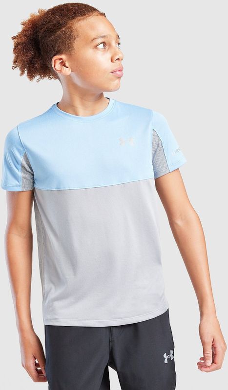 Under Armour - Tech Hybrid - T-shirt - Blauw