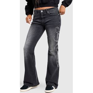JUICY COUTURE Western Denim Flared Jeans - Zwart- Dames, Zwart