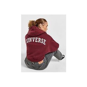 Converse Retro Chuck Taylor Full Zip Hoodie - Red- Dames, Red