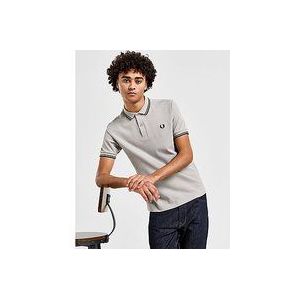 Fred Perry Twin Tipped Short Sleeve Polo Shirt Heren - Grey- Heren, Grey