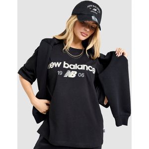 New Balance 1906 Boyfriend T-Shirt - Zwart- Dames, Zwart