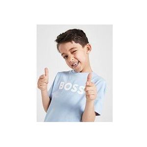 BOSS Large Logo T-Shirt Children - Blue, Blue
