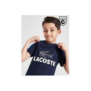 Lacoste Cut & Sew Croc T-Shirt Children - Navy, Navy