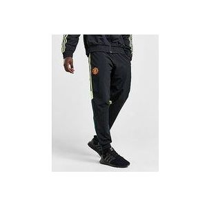 adidas Manchester United FC Woven Track Pants - Black / Green Night / Pulse Lime- Heren, Black / Green Night / Pulse Lime