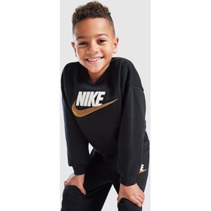Nike Club Chenille Crew Tracksuit Children - Zwart, Zwart