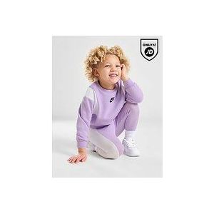 Nike Girls' Colour Block Tracksuit Infant - Purple, Purple