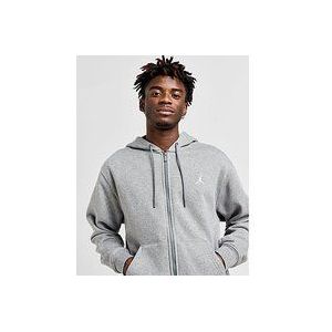 Jordan Essential Full Zip Hoodie - Carbon Heather/White- Heren, Carbon Heather/White