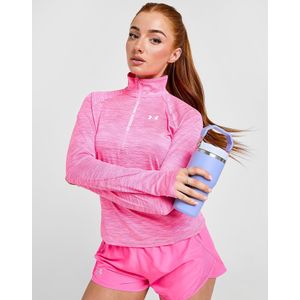 Under Armour Tech Vent 1/4 Zip Top - Roze- Dames, Roze