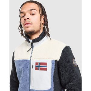 Napapijri Borg Full Zip Fleece - Bruin- Heren, Bruin
