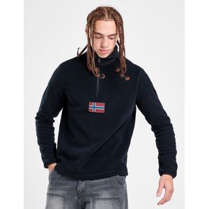 Napapijri Tev Polar 1/2 Zip Sweatshirt - Zwart- Heren, Zwart