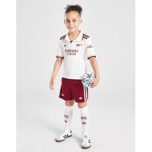 adidas - Arsenal 25/26 - Mini Derde Junior Set - Gebroken Wit/Bordeauxrood - AEROREADY