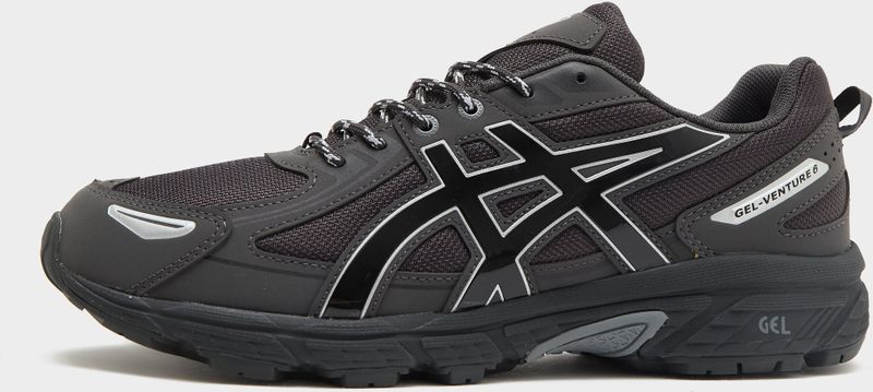 ASICS - Gel-Venture 6 - Hardloopschoenen - Donkergrijs - Zwart - Zilver