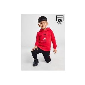 Nike Multi Logo Hoodie Tracksuit Infant - Red, Red