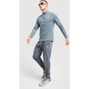 MONTIREX Trail 1/4 Zip Top - Blauw- Heren, Blauw