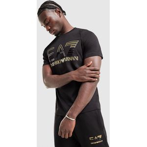 EA7 Emporio Armani Large Logo T-Shirt - Zwart- Heren, Zwart