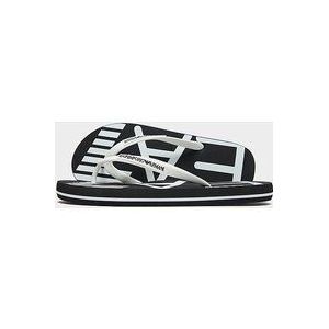 Emporio Armani EA7 Logo Flip-Flops - Black- Heren, Black