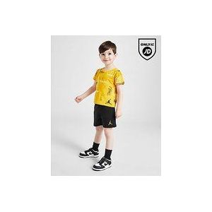 Jordan All Over Print T-Shirt/Shorts Set Infant - Yellow, Yellow