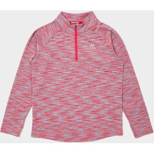 MONTIREX Girls' Trail 1/2 Zip Top Junior - Roze, Roze