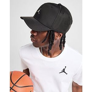 Jordan Rise Metal Logo Cap - Black- Dames, Black