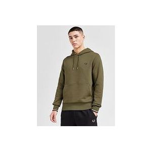 Fred Perry Overhead Tipped Hoodie - Green- Heren, Green