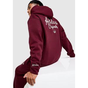 adidas Originals Chain Stitch Hoodie - Rood- Heren, Rood