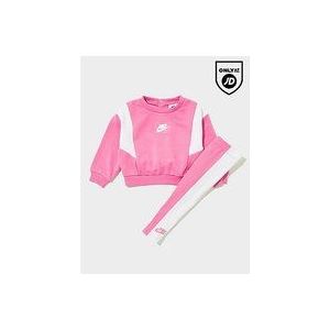 Nike Girls' Colour Block Tracksuit Infant - Pink, Pink