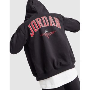 Jordan Full Zip Graphic Hoodie Junior - Zwart - Kind, Zwart