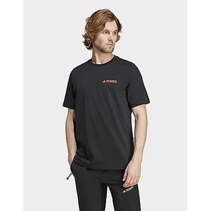 adidas Terrex Graphic T-shirt - Zwart- Heren, Zwart