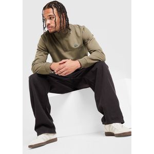 Lacoste Double Knit 1/2 Zip Sweatshirt - Groen- Heren, Groen