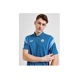 Puma Manchester City FC Archive Polo Shirt - Blue- Heren, Blue