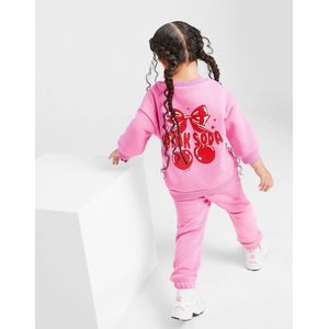 Pink Soda Sport Girls' Bow Crew Tracksuit Infant - Roze, Roze