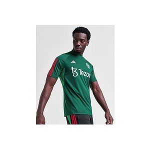 adidas Manchester United FC Training Shirt - Collegiate Green / Core Green / Active Red- Heren, Collegiate Green / Core Green / Active Red